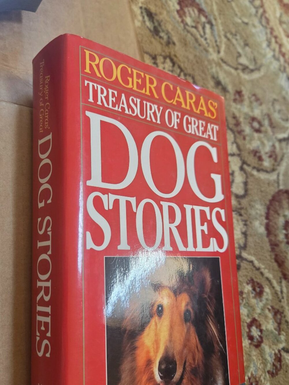 vintage dog stories hardcover book by Roger Caras